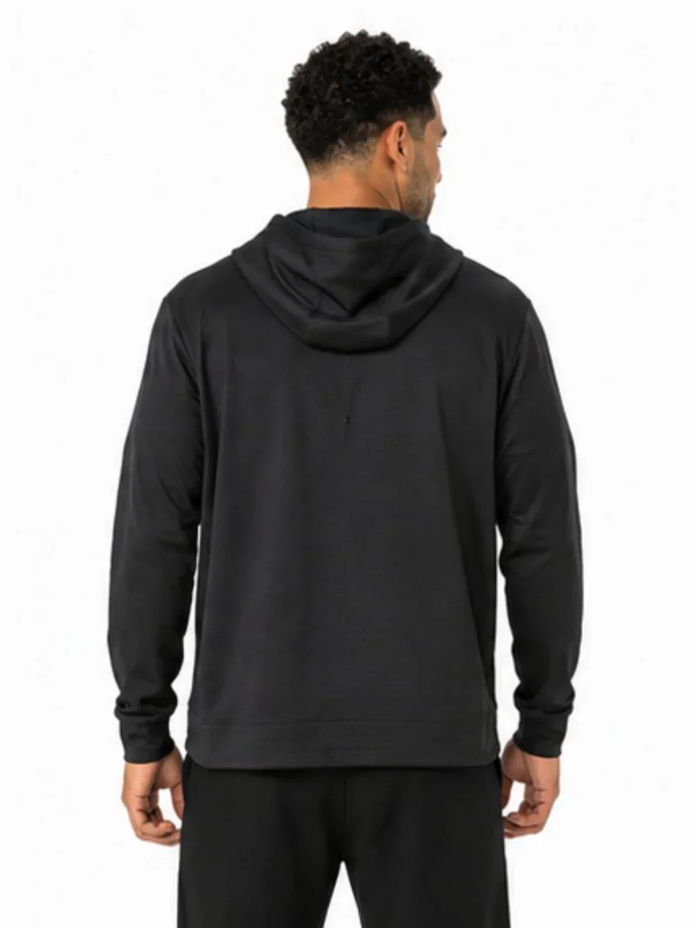 NWT Reebok Men's Small Black Dime Full Zip Hoodie Athletic Training Jacket
